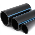 NPF HDPE Pipes Pressure 25 Bar Diameter 160 mm Thickness 14.6 mm Black