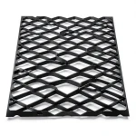 Hot Rolled Black Steel Expanded Metal Mesh Thickness 5.8 mm Width 2.44 m Length 1 m