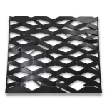 Hot Rolled Black Steel Expanded Metal Mesh Thickness 4.8 mm Width 2.44 m Length 1 m