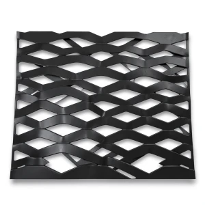 Hot Rolled Black Steel Expanded Metal Mesh Thickness 4.8 mm Width 2.44 m Length 1 m