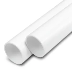 UPVC Pipes Nominal Pressure 20 Bar Outside Diameter 200 mm Thickness 14.7 mm White
