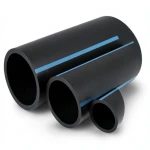 NPF HDPE Pipes for Water Networks Pressure 6 Bar Outside Diameter 63 mm Thickness 2 mm Black