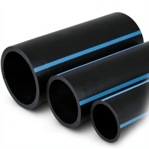 NPF HDPE Pipes for Water Networks Pressure 6 Bar Outside Diameter 75 mm Thickness 2.3 mm Black