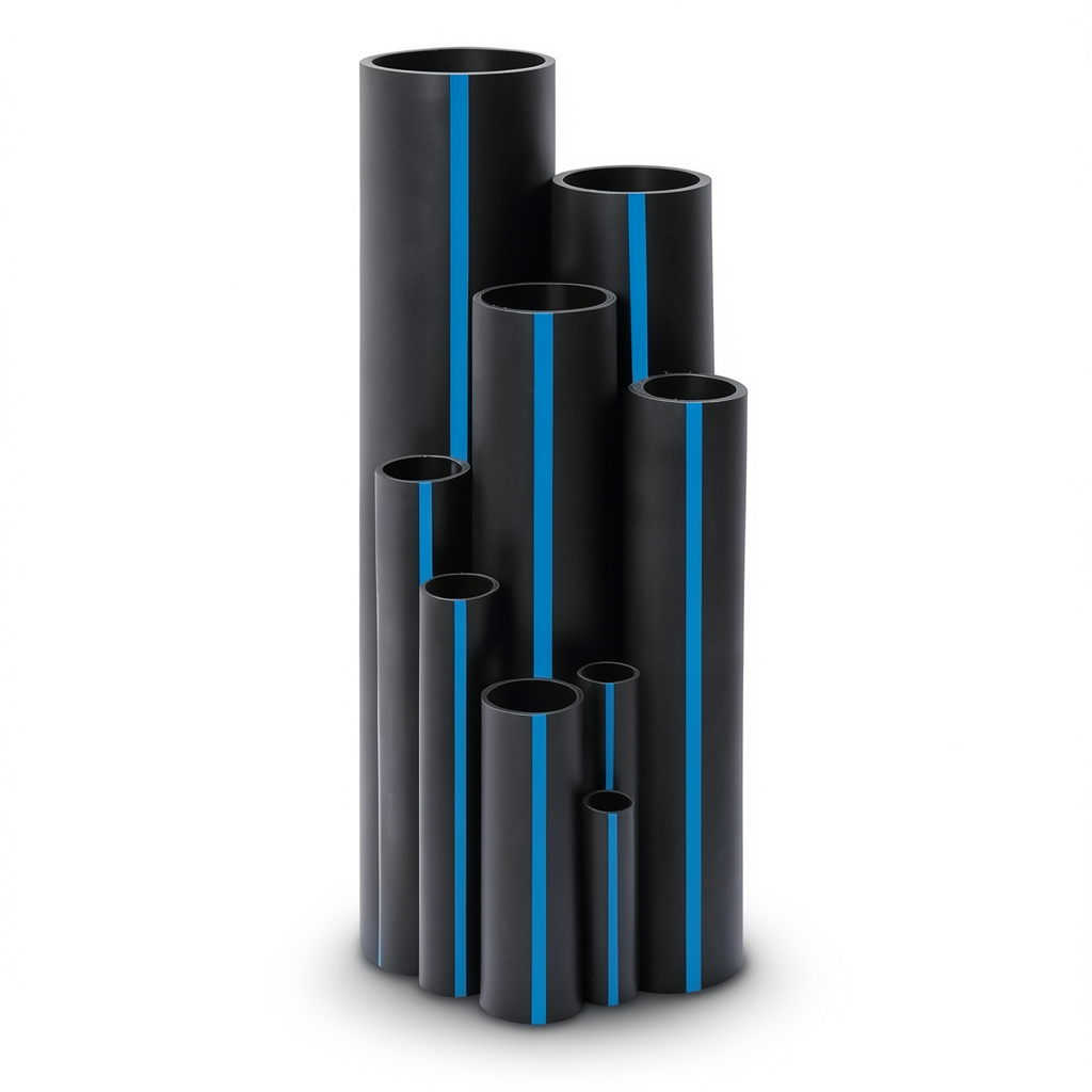 Sappco HDPE Pipes PE 100 Pressure 6 Bar Outside Diameter 50 mm Thickness 2 mm Black Color | SAPPCO