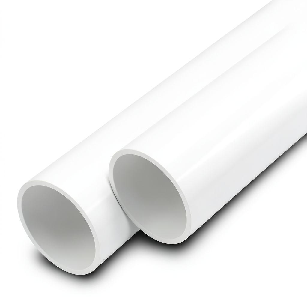 مواسير UPVC ضغط اسمي 20 بار قطر خارجي 400 مم سمك 29.4 مم أبيض