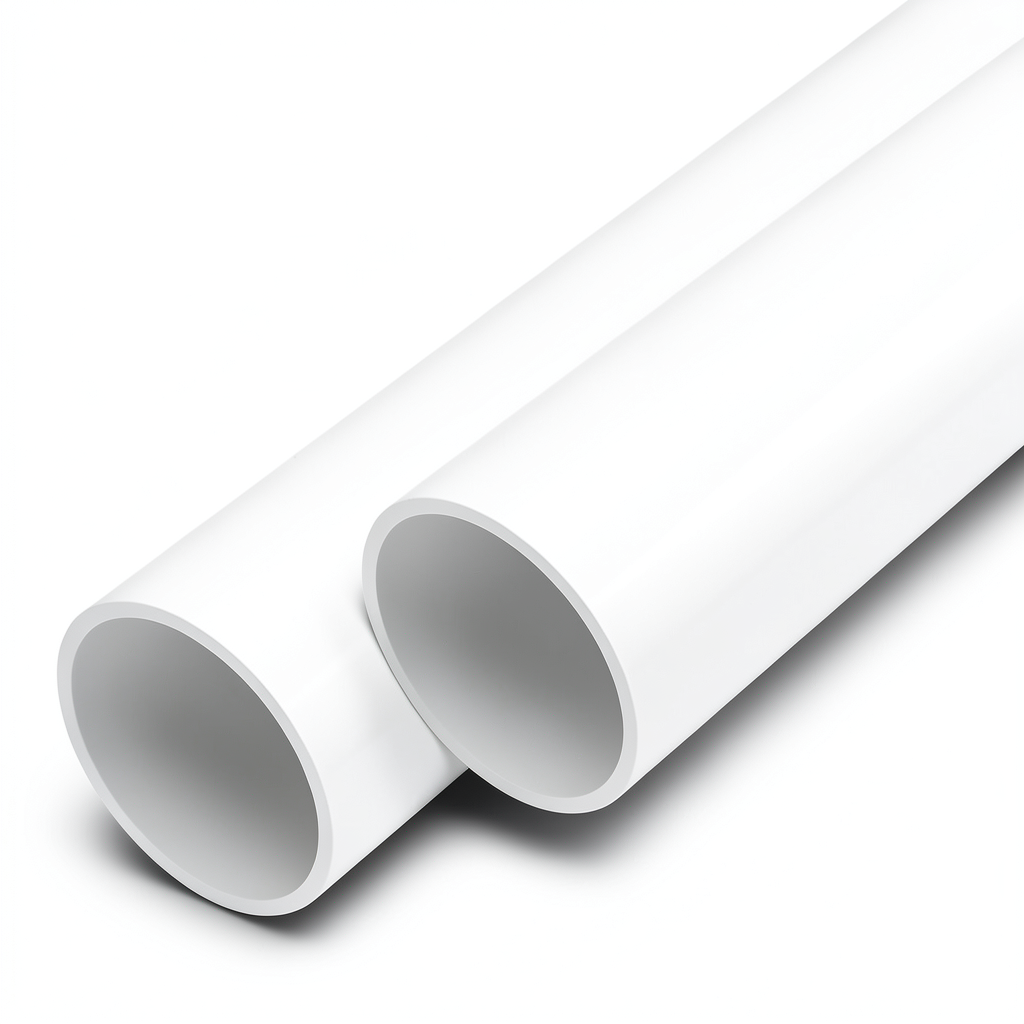 مواسير UPVC ضغط اسمي 20 بار قطر خارجي 25 مم سمك 2.3 مم لون أبيض