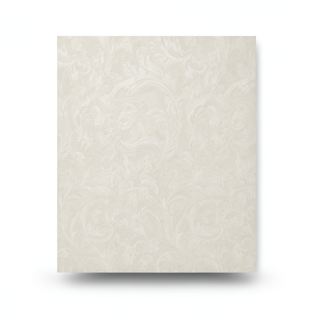 Italian Patterned Wall Covering 10m x 0.73m Light Beige, Model 56870