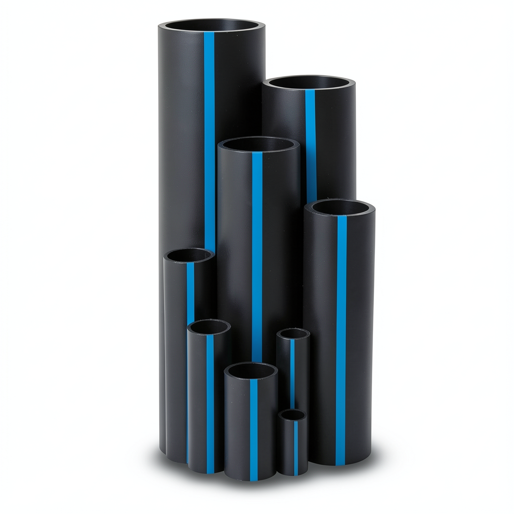 أنابيب HDPE سابكو PE 100 ضغط 6 بار قطر خارجي 200 مم سمك 7.7 مم لون أسود | سابكو