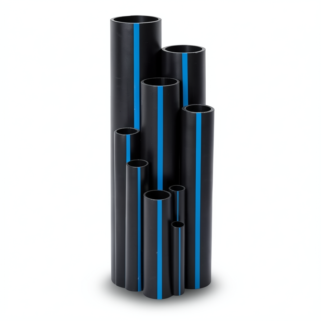 مواسير HDPE سابكو PE 100 ضغط 6 بار قطر خارجي 225 مم سمك 8.6 مم لون اسود | سابكو