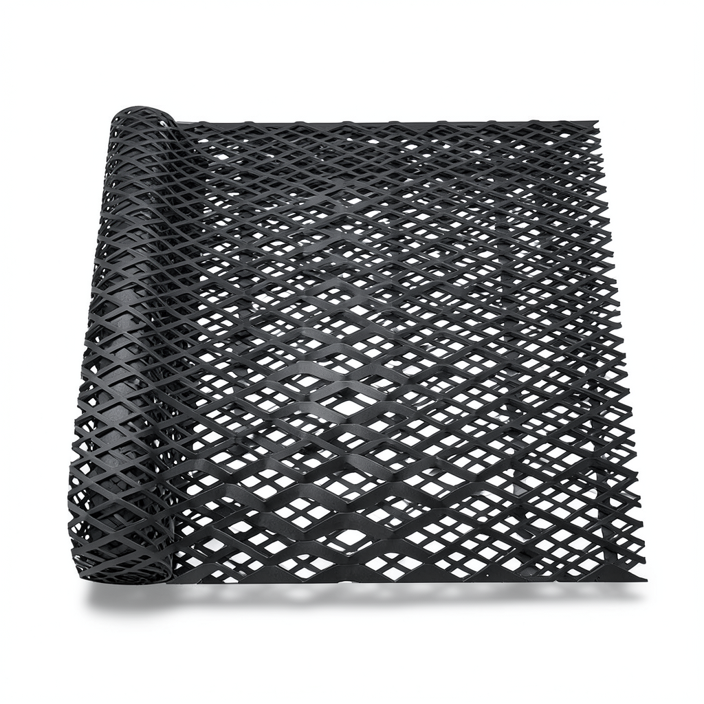 Hot Rolled Black Steel Expanded Metal Mesh Thickness 5.8 mm Width 2.44 m Length 7 m