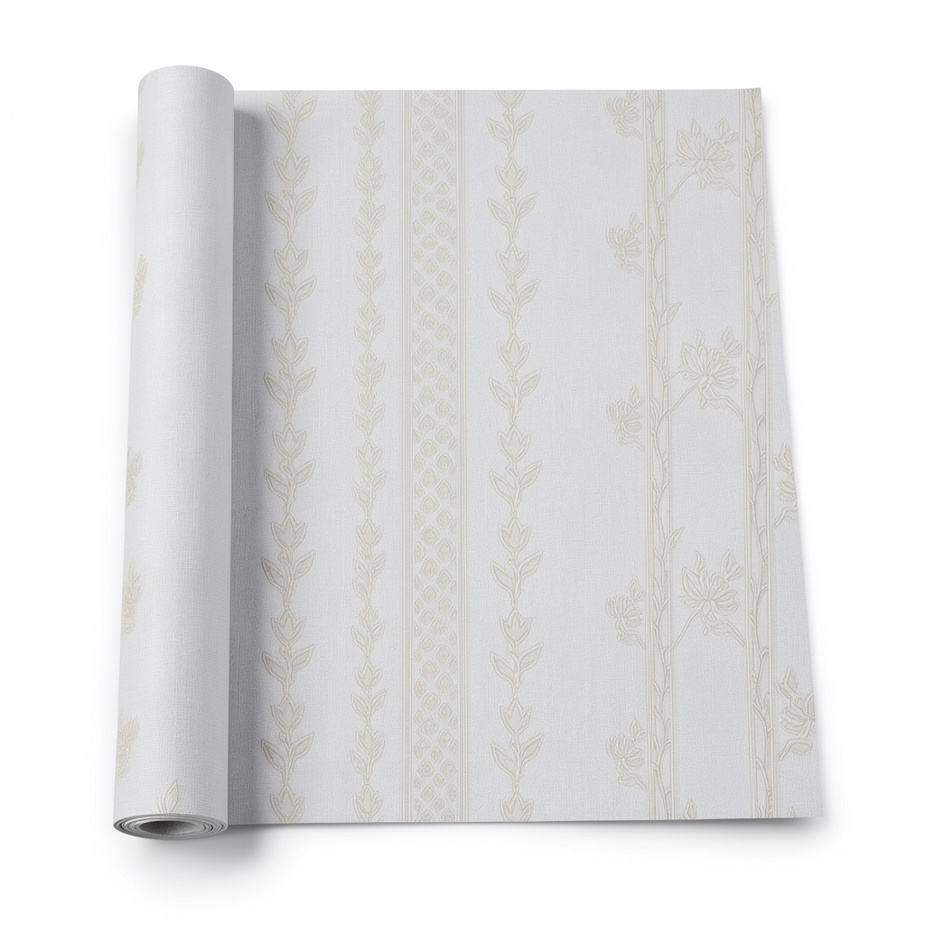 Italian Wall Decoration Pale Grey, 10m x 1.06m, Model 4749