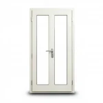 أبواب UPVC مفصلية زجاجية