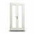 أبواب UPVC مفصلية زجاجية