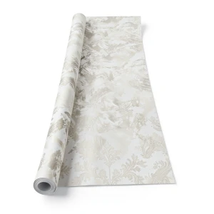 Patterned Wallpaper Pale Beige, 10m x 0.53m, Model 73506