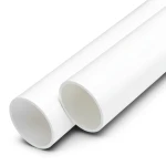 UPVC Pipes Nominal Pressure 20 Bar Outside Diameter 200 mm Thickness 14.7 mm White