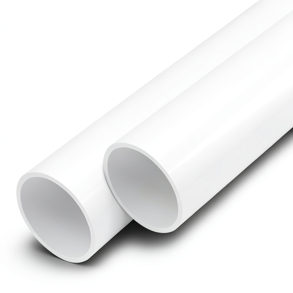 مواسير UPVC ضغط اسمي 20 بار قطر خارجي 280 مم سمك 20.6 مم لون أبيض