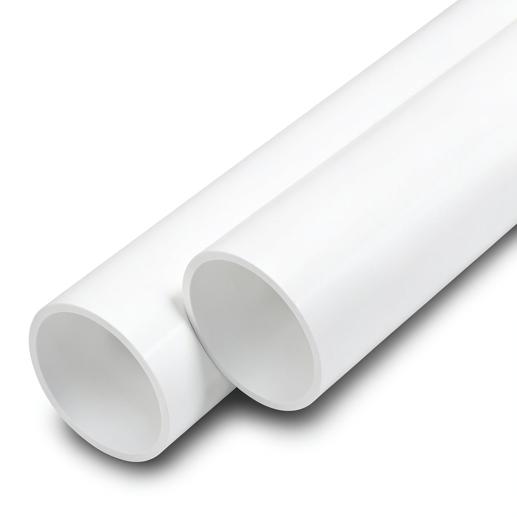 مواسير UPVC ضغط اسمي 20 بار قطر خارجي 25 مم سمك 2.3 مم لون أبيض