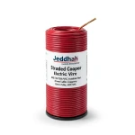 Stranded Copper Electric Wire 10mm2 450/750V PVC Insulated Red | Jeddah Cables Company