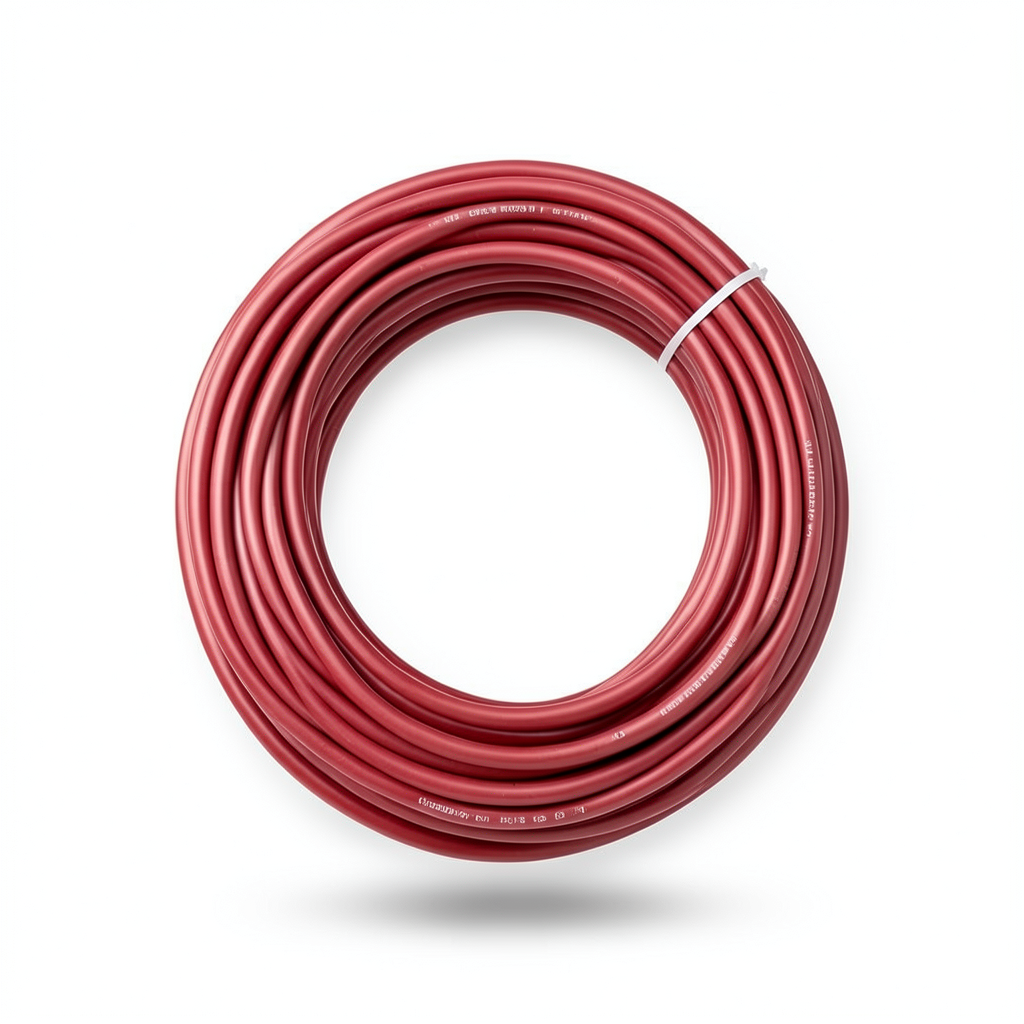 Stranded Copper Wire 6mm2 Conductor, 450/750V, PVC Insulation, Red Color | Jeddah Cables Company