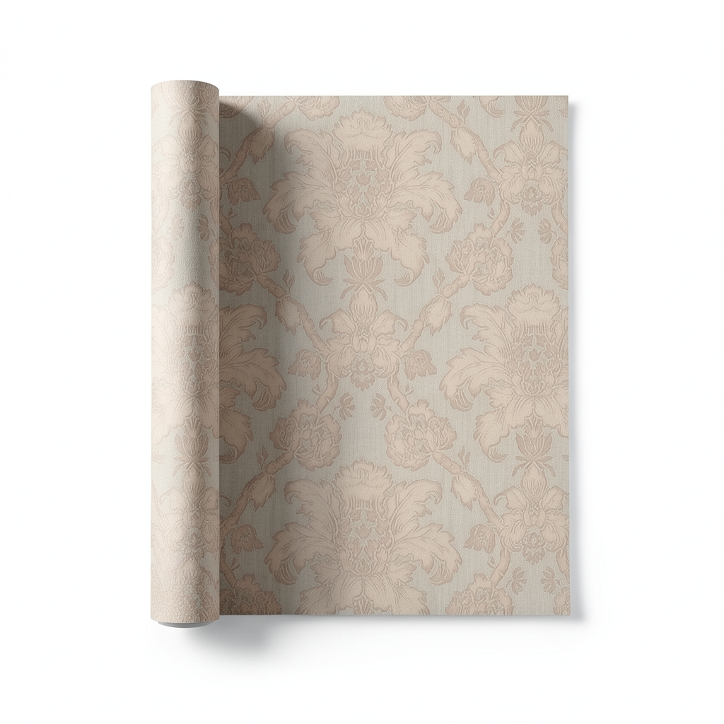 Italian Wall Decoration Beige 10m x 1.06m, Model 4744