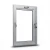 Curtain Wall Window with Single Top-Hung Vent
