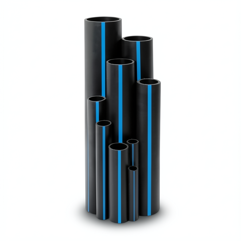 مواسير HDPE سابكو PE 100 ضغط 10 بار قطر خارجي 90 مم سمك 5.4 مم لون اسود | سابكو