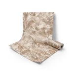 Patterned Wallpaper Light Brown 10m x 0.53m, Model 73502
