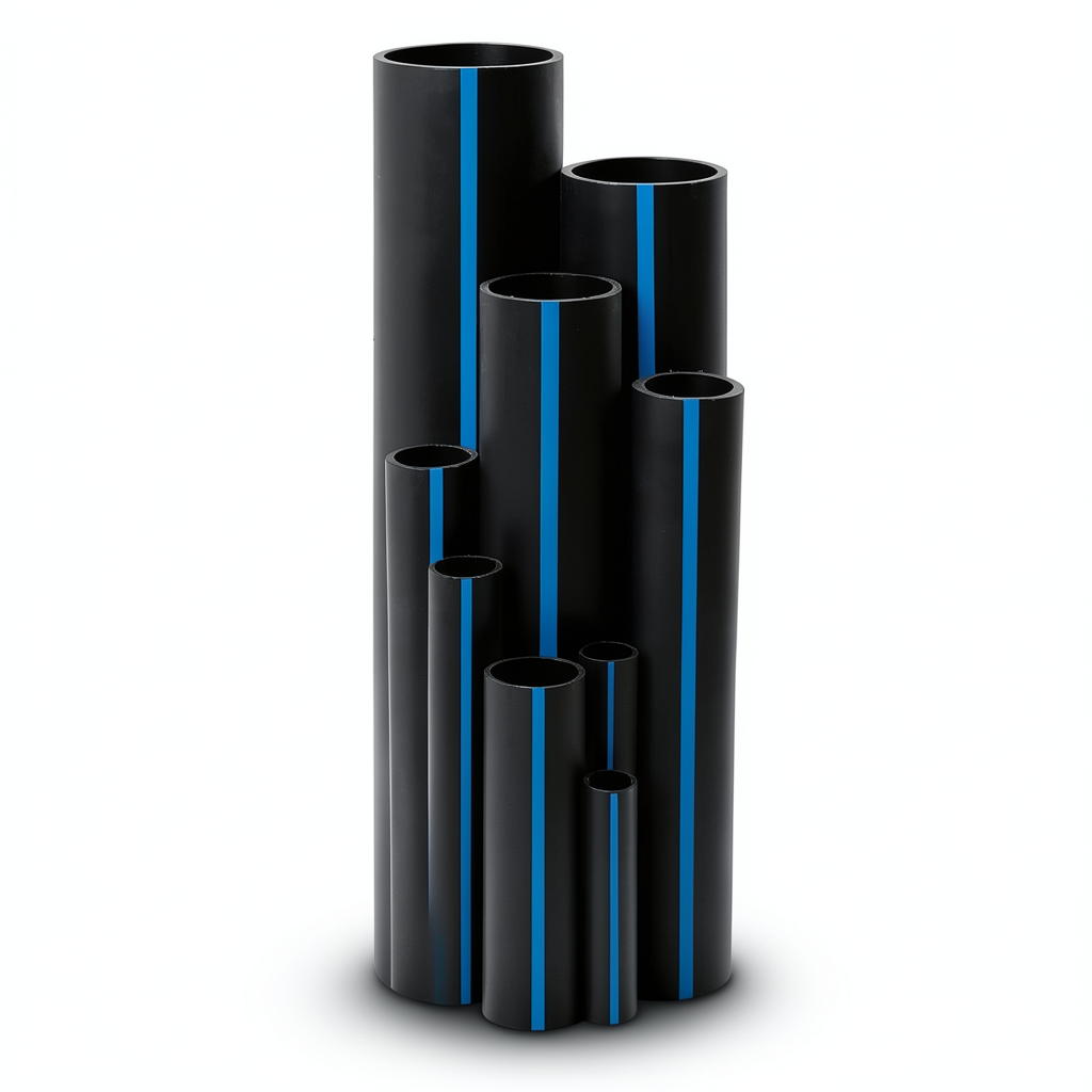 أنابيب HDPE سابكو PE 100 ضغط 10 بار قطر خارجي 160 مم سمك 9.5 مم لون أسود | سابكو