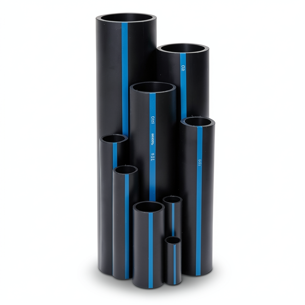 مواسير HDPE سابكو PE 100 ضغط 10 بار قطر خارجي 180 مم سمك 10.7 مم لون اسود | سابكو