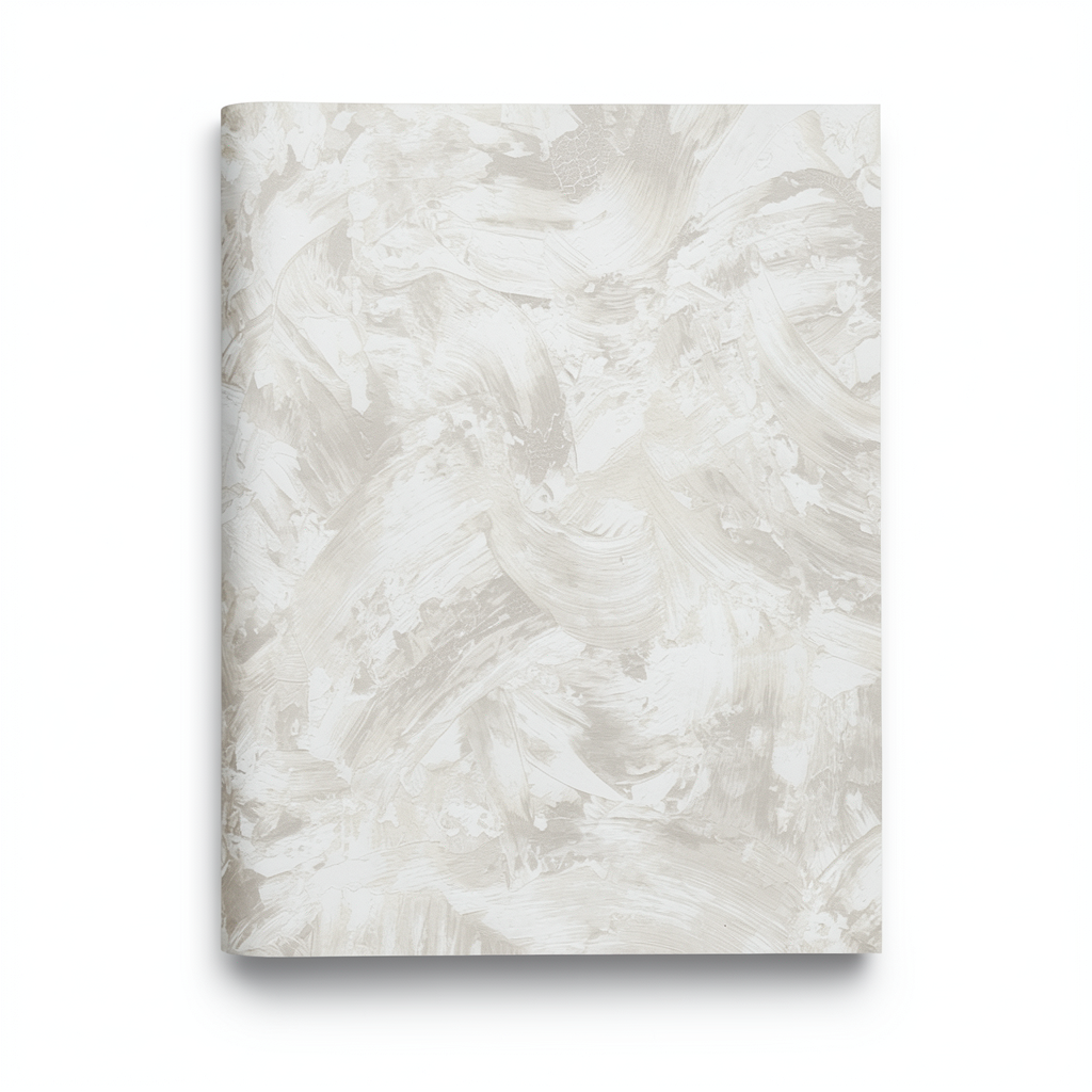 Patterned Wallpaper Pale Beige, 10m x 0.53m, Model 73506