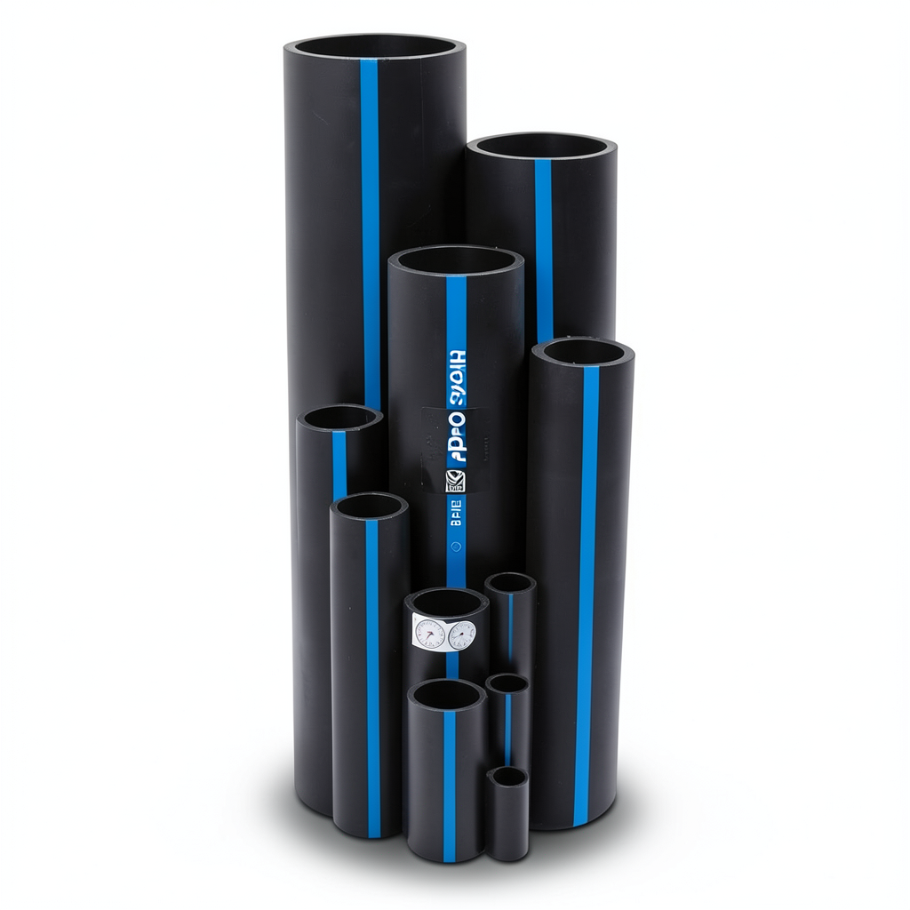 Sappco HDPE Pipes PE 100 Pressure 6 Bar Outside Diameter 280 mm Thickness 10.7 mm Black | SAPPCO
