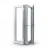 Silver Aluminum Folding Glass Door