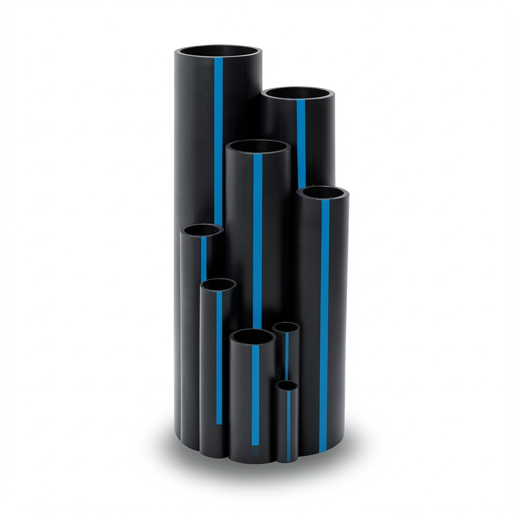 أنابيب HDPE سابكو PE 100 ضغط 6 بار قطر خارجي 315 مم سمك 12.1 مم لون اسود | سابكو