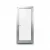 Tempered Glass Door with Aluminum Frame (Silver)