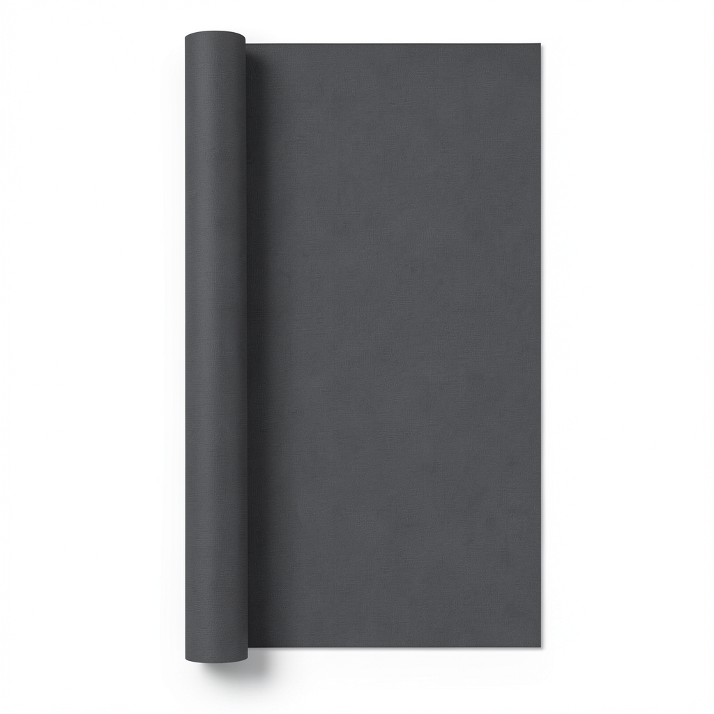 Wall Decoration Plain Design 1.06m x 8.70m Dark Gray