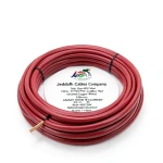 Stranded Copper Electric Wire 150mm Size 450/750V PVC Insulation Red | Jeddah Cables Company