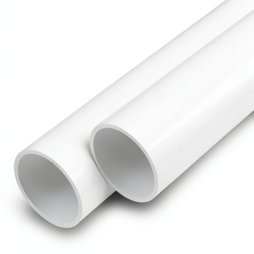 مواسير UPVC ضغط اسمي 20 بار قطر خارجي 32 مم سمك 2.9 مم لون أبيض