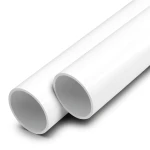 UPVC Pipes 20 Bar Pressure 50 mm Diameter 4.6 mm Thickness White