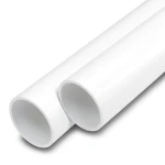 UPVC Pipe Sewage Drainage System 20 Bar Pressure 63 mm OD 5.8 mm Thickness White