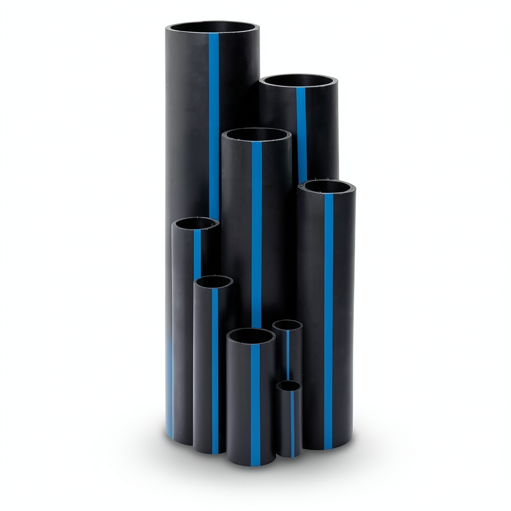 أنابيب HDPE سابكو PE 100 ضغط 10 بار قطر خارجي 50 مم سمك 3 مم لون اسود | سابكو