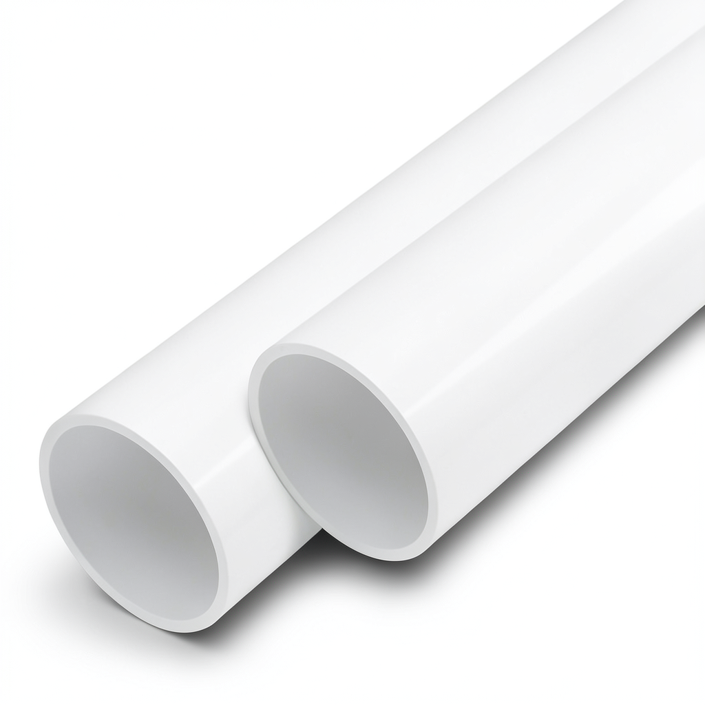 مواسير UPVC ضغط 25 بار قطر خارجي 140 مم سمك 12.7 مم لون أبيض