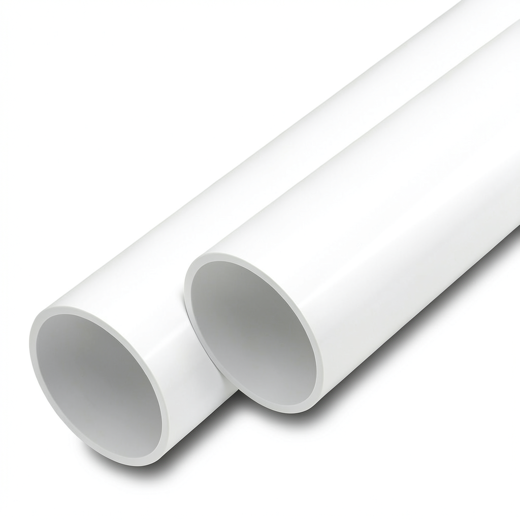 مواسير UPVC ضغط اسمي 25 بار قطر خارجي 160 مم سمك 14.6 مم لون أبيض