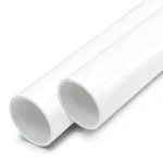 UPVC Pipes Nominal Pressure 25 Bar Outside Diameter 180 mm Thickness 16.4 mm White