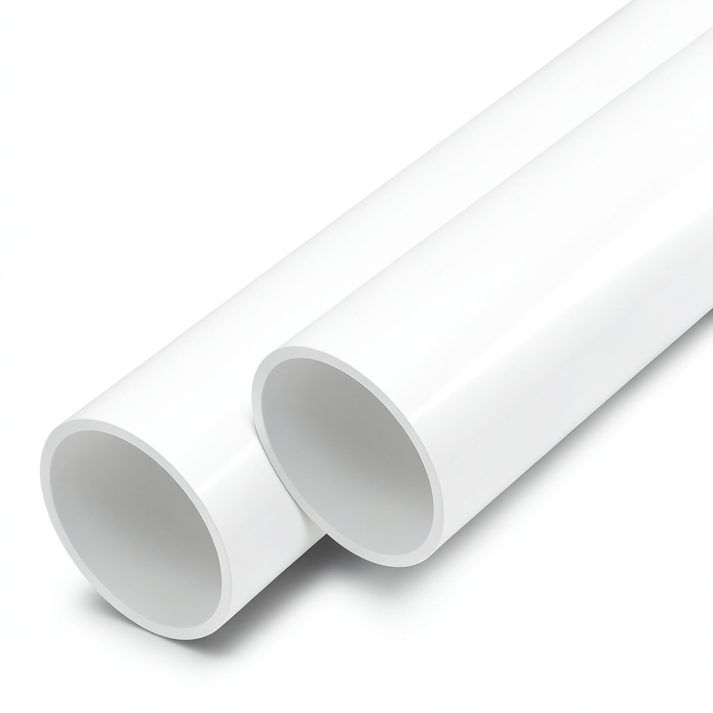 مواسير UPVC ضغط اسمي 25 بار قطر خارجي 180 مم سمك 16.4 مم لون أبيض