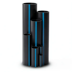 Sappco HDPE Pipes PE 100 Pressure 10 Bar Outside Diameter 125 mm Thickness 7.4 mm Black Color | SAPPCO