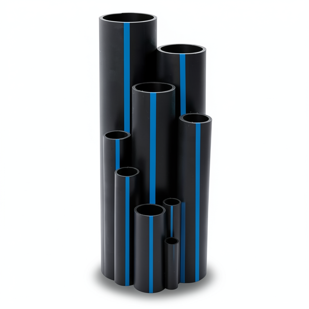 مواسير HDPE سابكو PE 100 ضغط 10 بار قطر 225 مم سماكة 13.4 مم لون أسود | سابكو