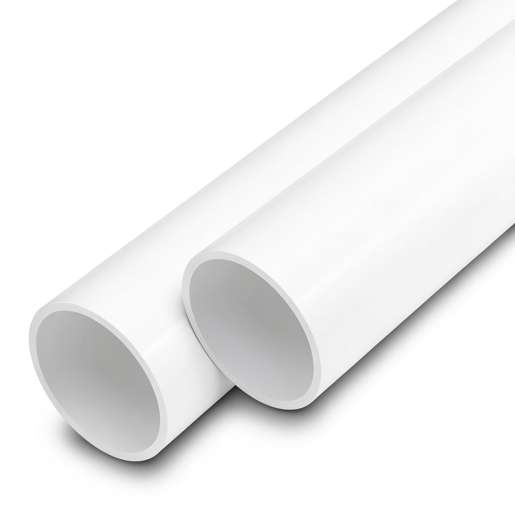 مواسير UPVC ضغط اسمي 20 بار قطر خارجي 32 مم سمك 2.9 مم لون أبيض