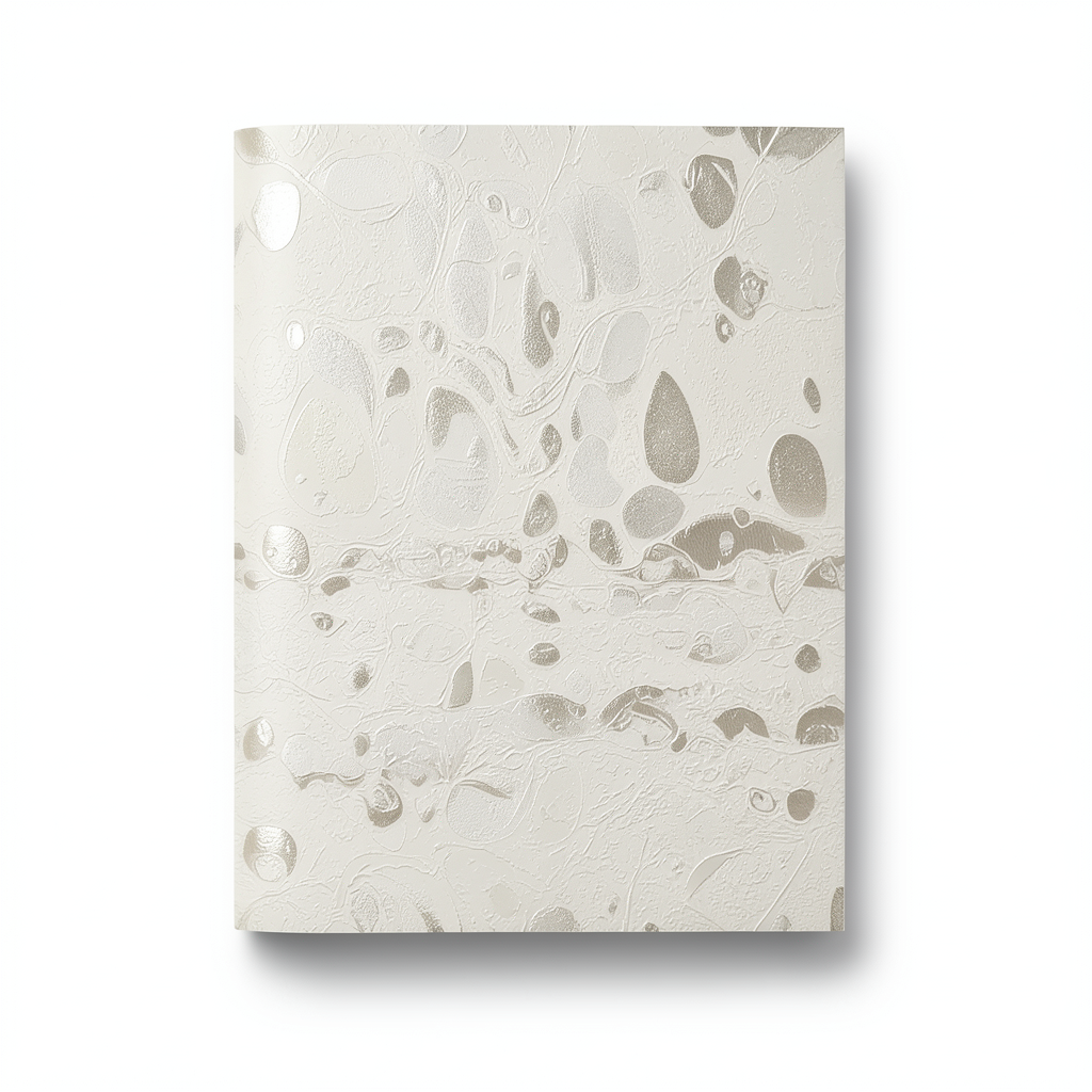 Patterned Wallpaper Creamy Color 10m x 0.53m, Model 73517