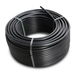 HDPE Plastic Coil Pipe PN 4 Bar PE 100 OD 75 mm SDR 33 Black