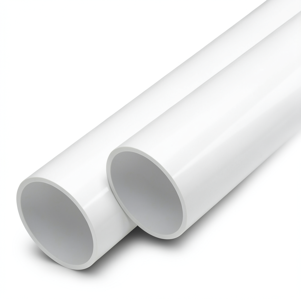 مواسير UPVC ضغط اسمي 20 بار قطر خارجي 75 مم سمك 6.8 مم لون أبيض